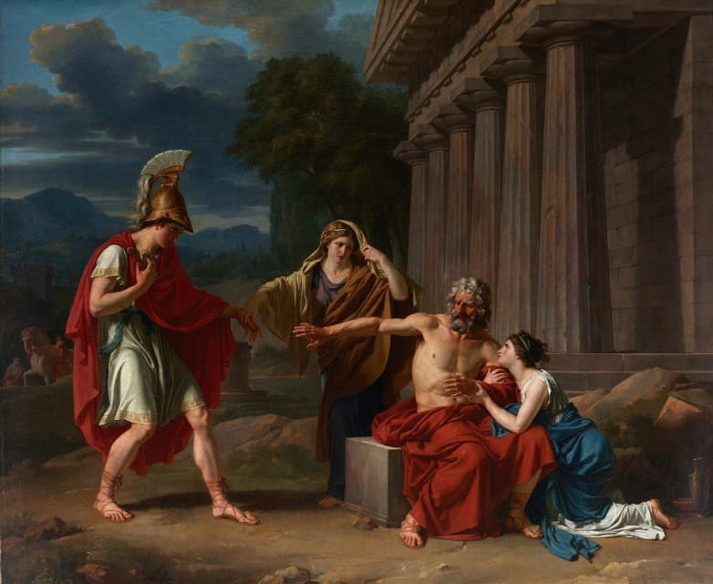 Jean Antoine Théodore Giroust - Oedipus At Colonus
