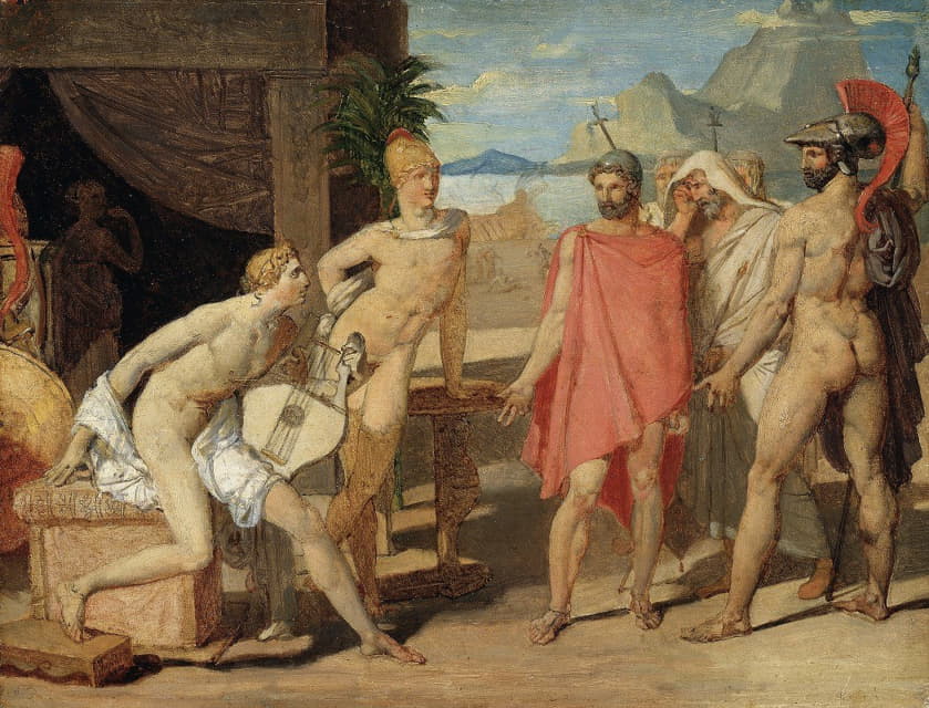 Jean Auguste Dominique Ingres - Achilles Receiving in his Tent the Envoys of Agamemnon