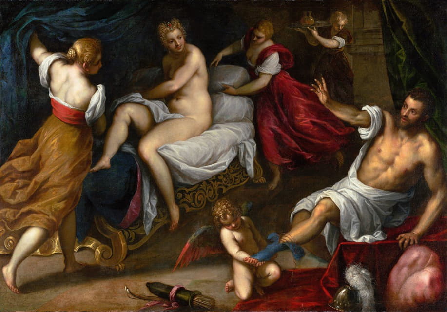 Jacopo Palma il Giovane - Venus and Mars