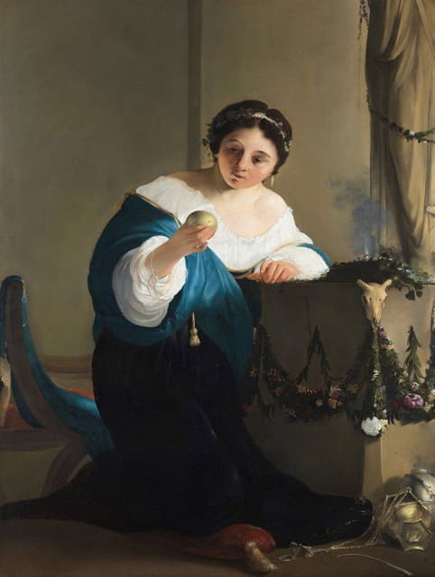Paulus Bor - Cydippe With The Apple of Acontius