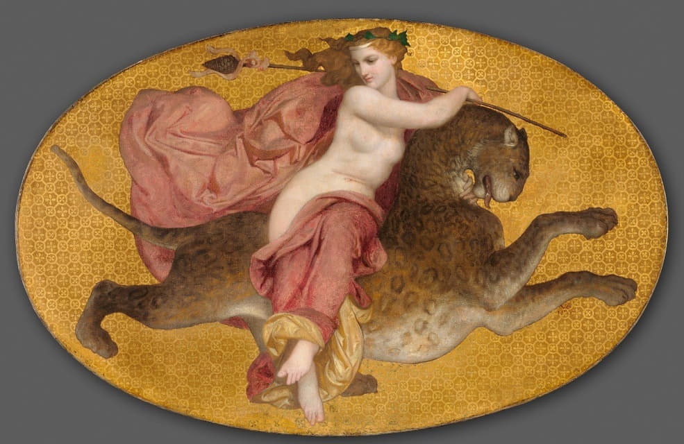 William-Adolphe Bouguereau - Bacchante on a Panther