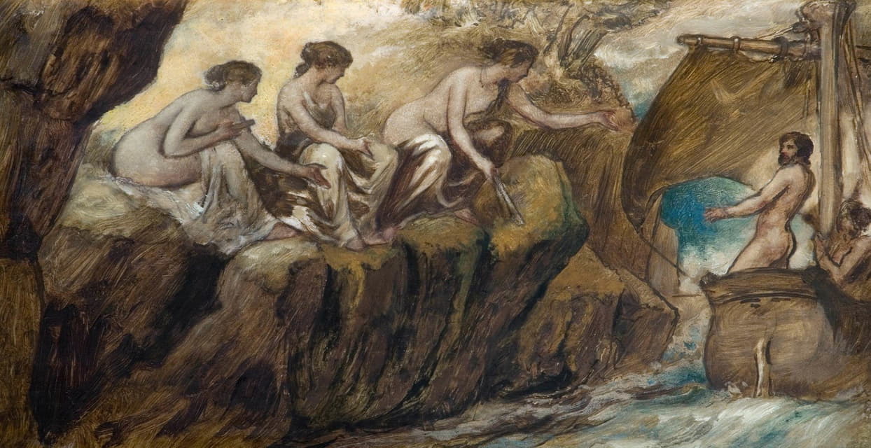 Edward Calvert - Ulysses And The Sirens