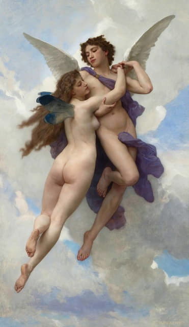 William-Adolphe Bouguereau - Love And Psyché