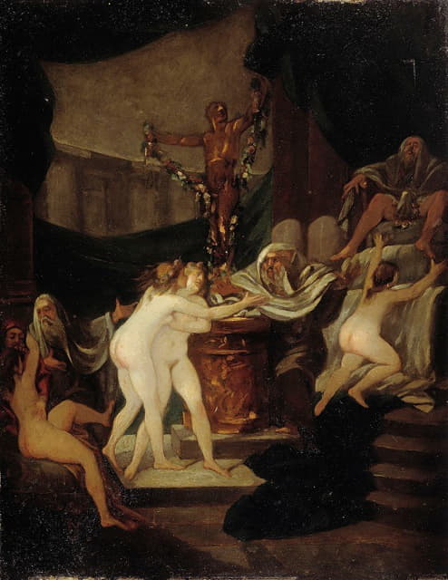 Alexandre Evariste Fragonard - The Feast Of Bacchus