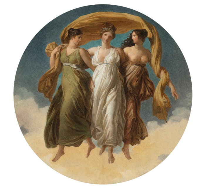 Alexandre Evariste Fragonard - The Three Graces