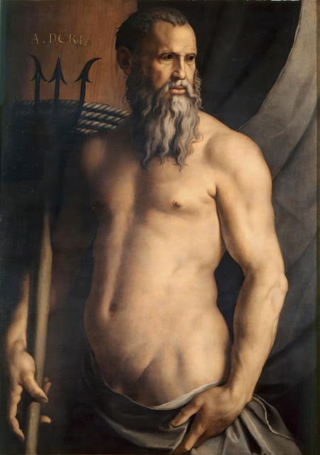 Agnolo Bronzino - Portrait Of Andrea Doria As Neptune