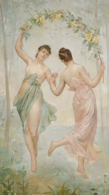 Émile Charlet - Dancing Nymphs