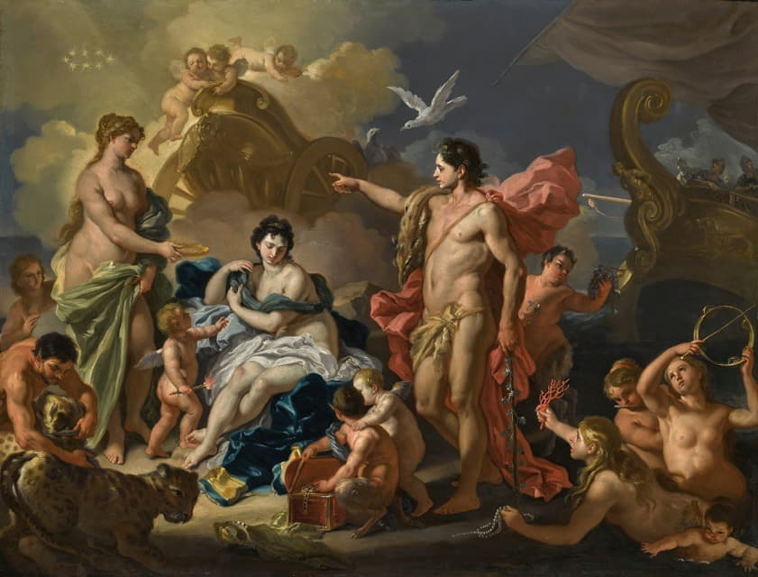 Francesco Solimena - Bacchus And Ariadne