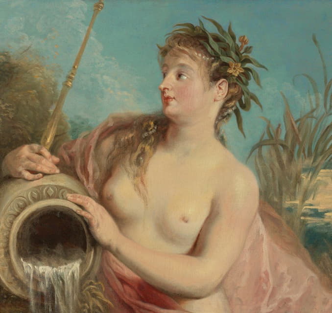 Jean-Antoine Watteau - Nymphe De Fontaine
