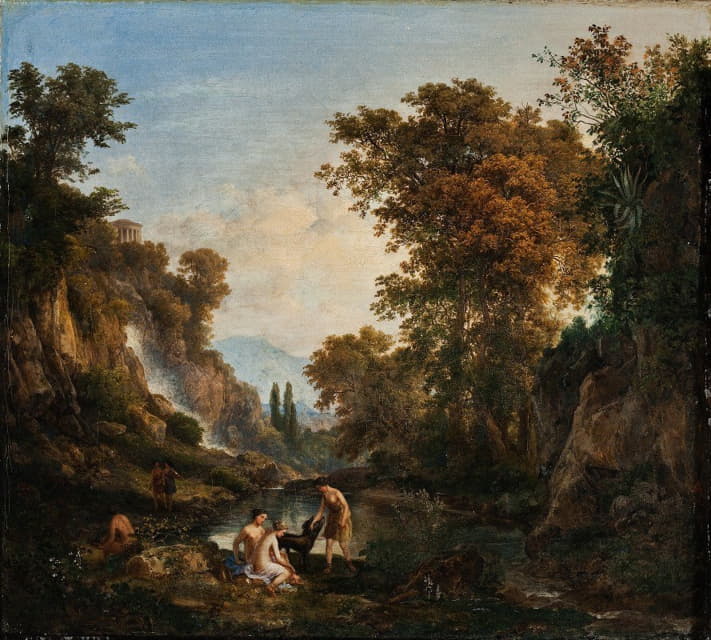 Károly Markó - Landscape With Nymphs