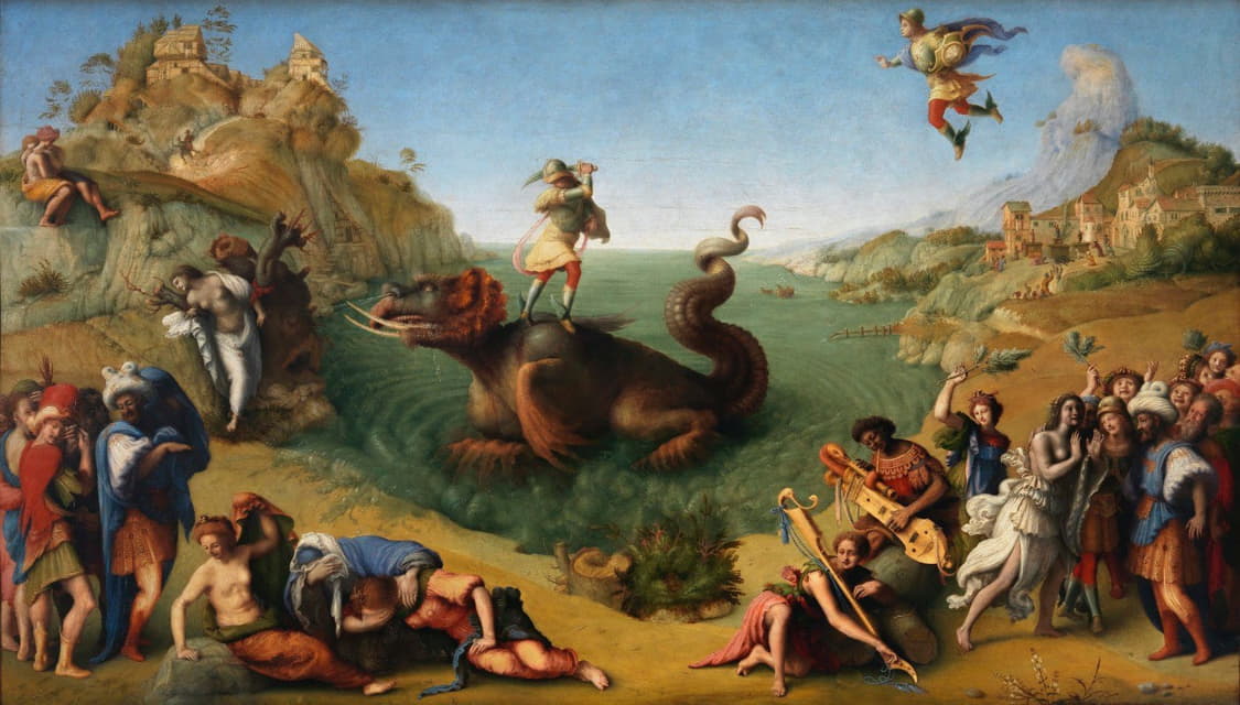 Piero di Cosimo - Perseus Frees Andromeda