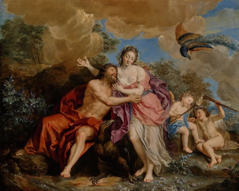 Antoine Coypel - Jupiter And Juno On Mount Ida