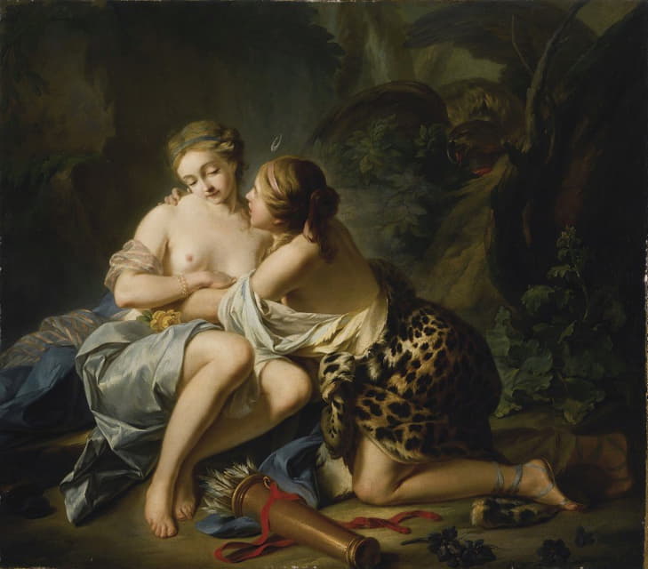 Jean-Simon Berthélemy - Jupiter, In The Guise Of Diana, And Callisto