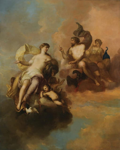 Mattheus Terwesten - Jupiter, Hera And Venus