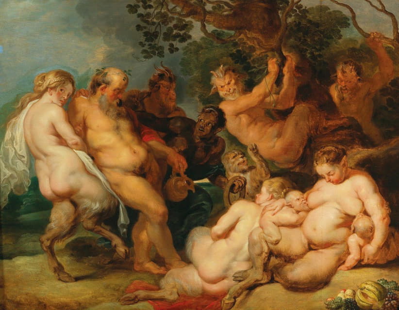 Workshop of Peter Paul Rubens - The Drunken Silenus