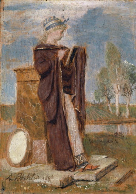 Arnold Böcklin - The Muse Thalia