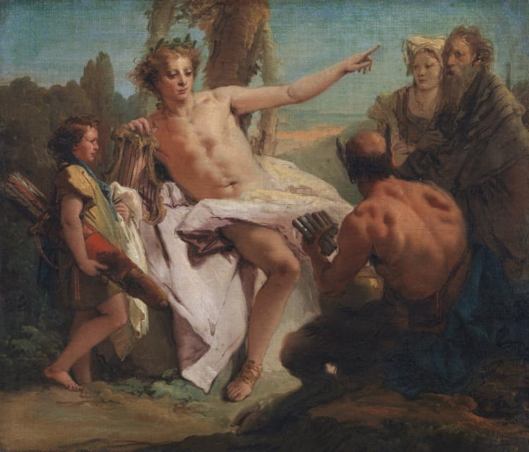Giovanni Battista Tiepolo - Apollo and Marsyas