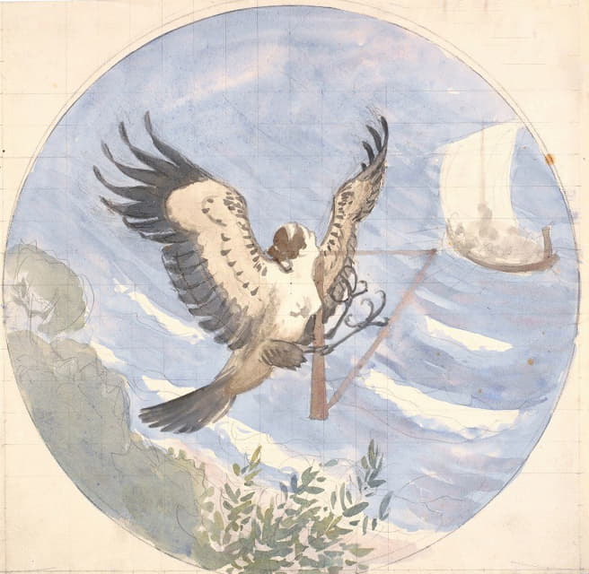 Niels Skovgaard - Odysseus sails past the island of the Sirens