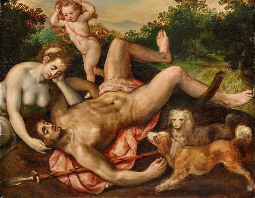 Frans Floris - The Death of Adonis