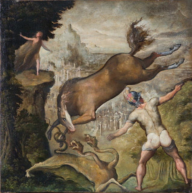 Jacopo Zanguidi - Perseus and Andromeda or Roger freeing Angelica