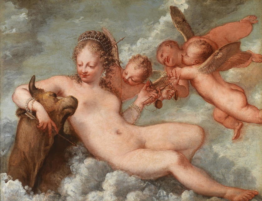 Pietro Liberi - Venus accompanied by Libra and Taurus