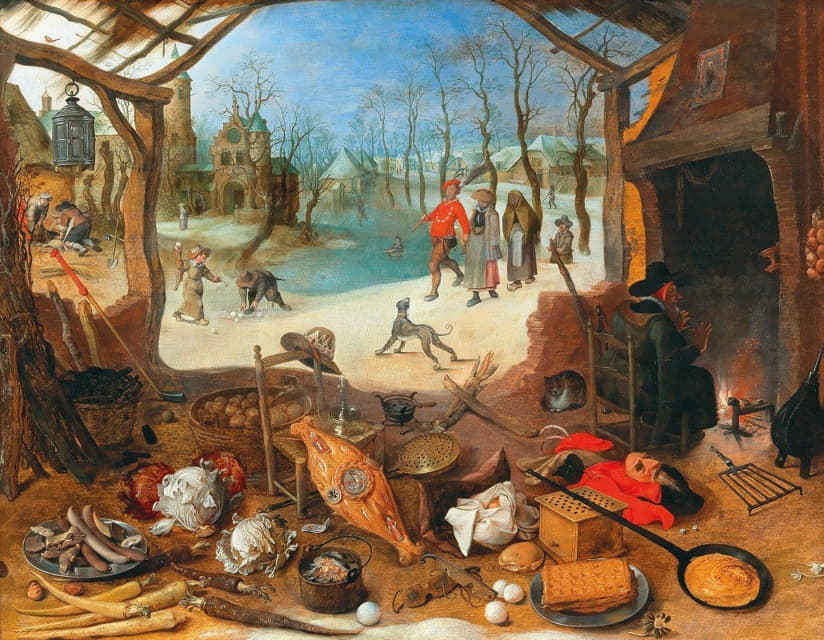 Sebastian Vrancx - An Allegory of Winter