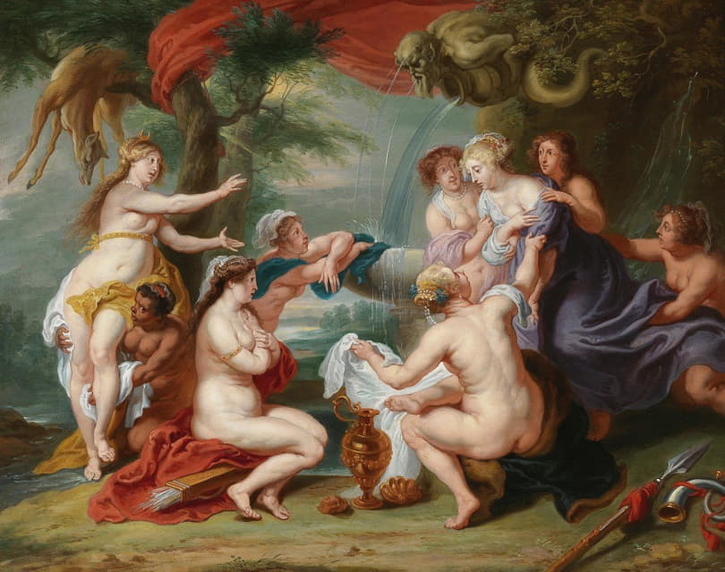 Workshop of Peter Paul Rubens - Diana discovering Callisto’s pregnancy