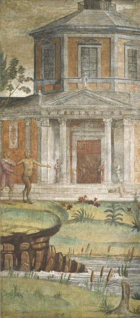 Bernardino Luini - Cephalus and Pan at the Temple of Diana