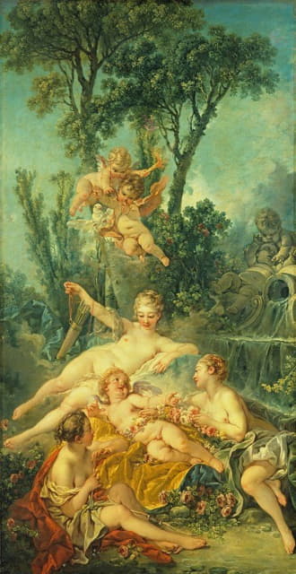 François Boucher - Cupid a Captive