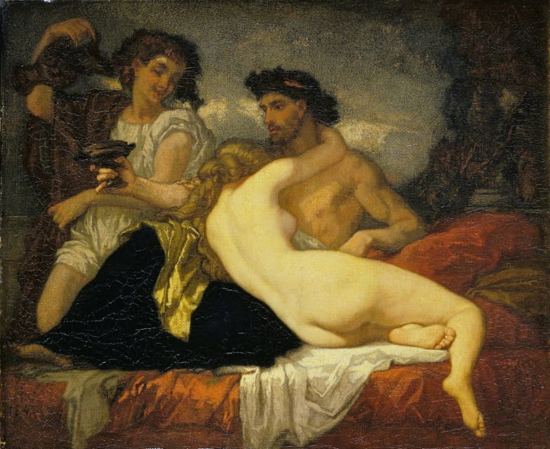 Thomas Couture - Horace and Lydia
