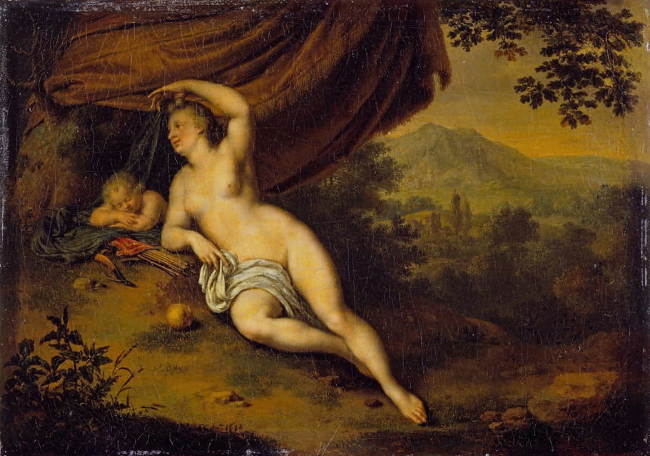 Willem Van Mieris - Venus and Cupid