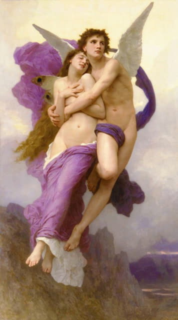 William-Adolphe Bouguereau - The abduction of Psyche