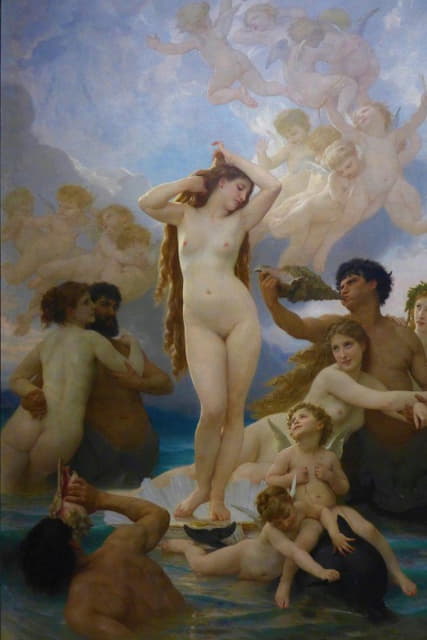 William-Adolphe Bouguereau - The Birth of Vénus