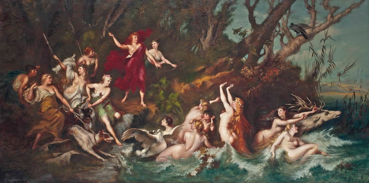 Emilie Chaese - Diana and Actaeon