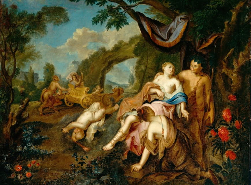 Gustavus Hesselius - Bacchus and Ariadne