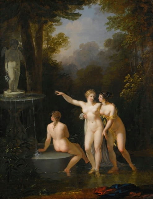 Jacques Antoine Vallin - Nymphs Bathing