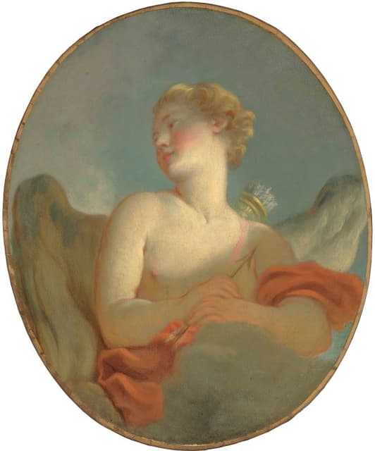 Jean-Honoré Fragonard - ‘L’Amour’; said to be a Portrait of Marie Catherine Colombe (1751-1830) as Cupid