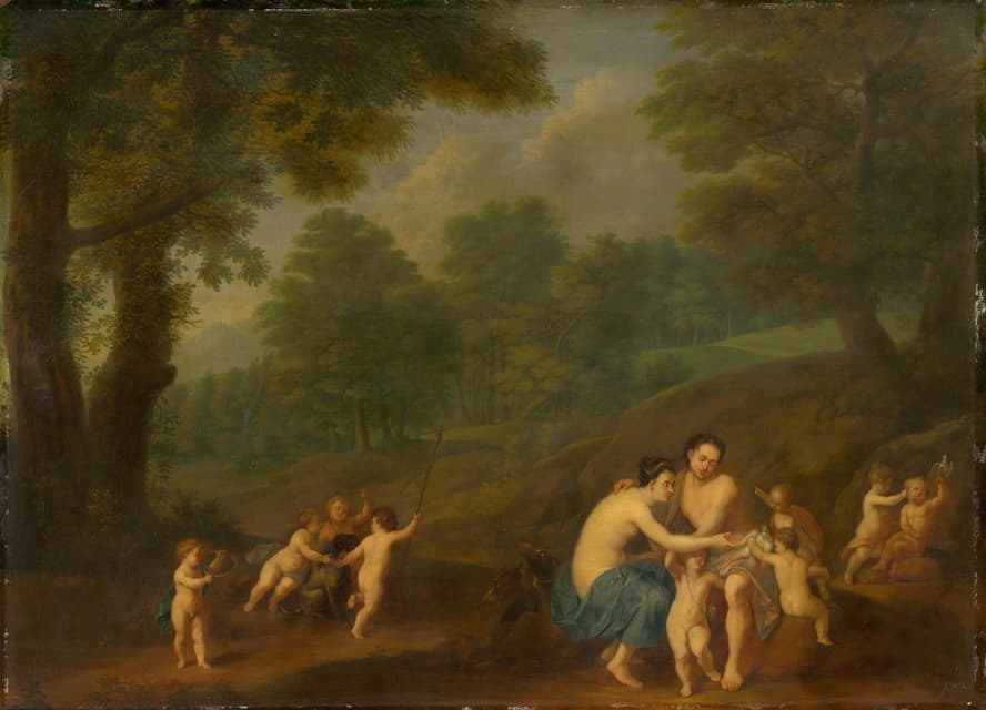 Johann Friedrich Gerhard - Venus and Adonis (Love Scene)