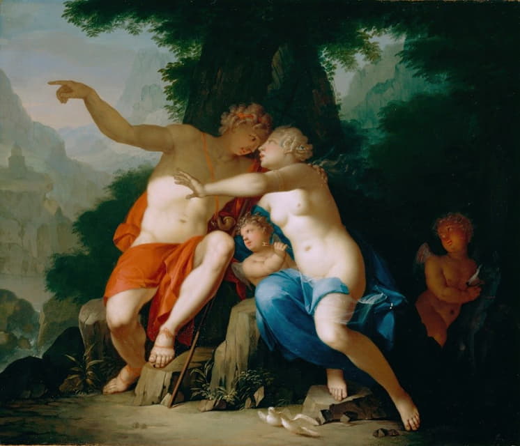 Mattheus Terwesten - Venus and Adonis