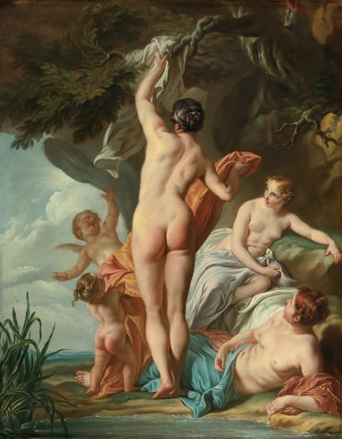Noël Nicolas Coypel - Venus And Her Companions