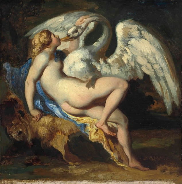 Théodore Géricault - Léda et le cygne (‘Leda and the Swan’)