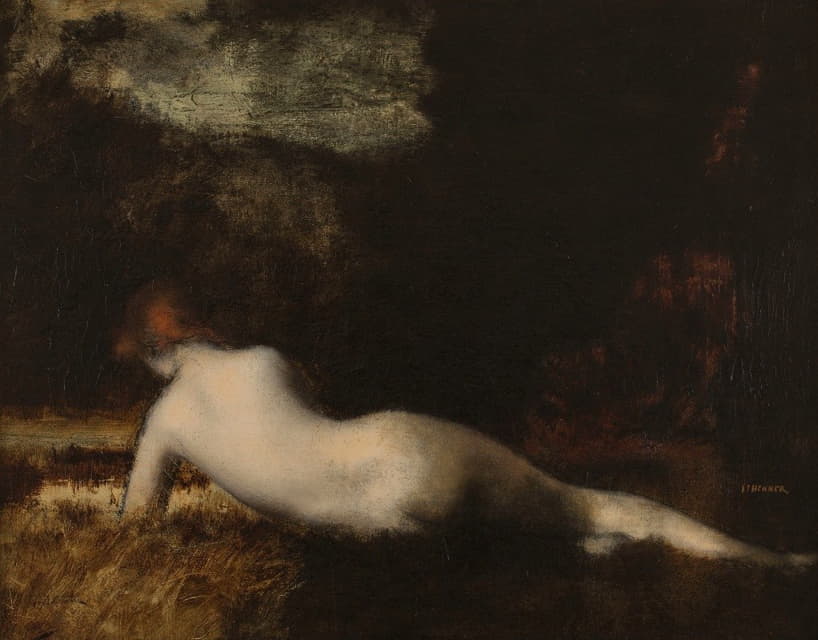 Jean-Jacques Henner - Nymphe couchée