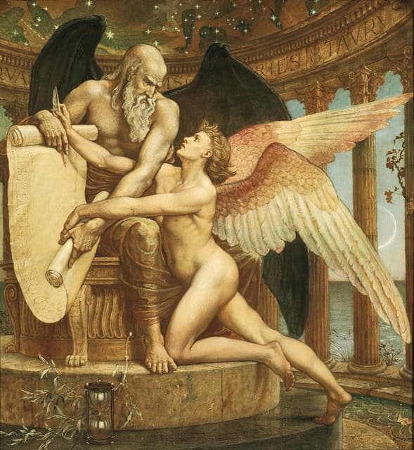 Walter Crane - The Roll of Fate
