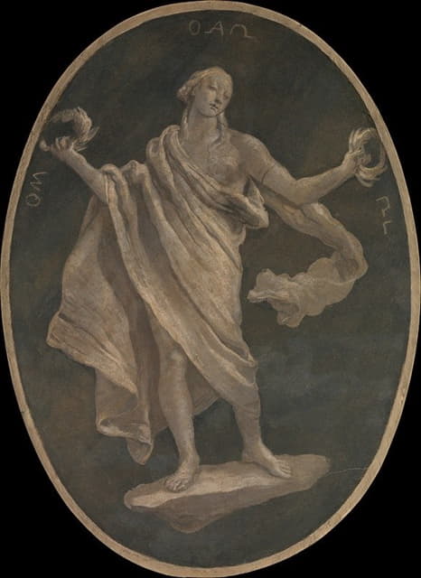 workshop of Giovanni Battista Tiepolo - Allegorical Figure Representing a Virtue, Possibly Patriotism