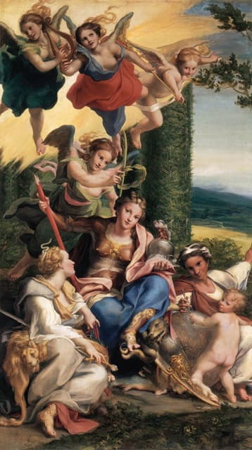 Correggio - Allegory of Virtues