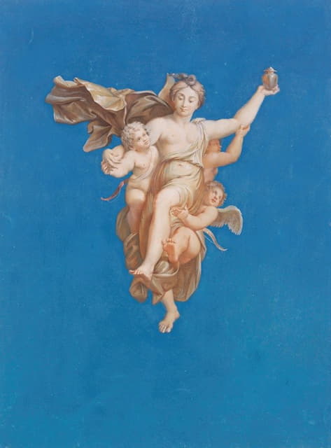 Erwin Speckter - Psyche is carried to Mount Olympus