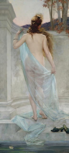 Guillaume Dubufe - Diana Leaving Her Bath