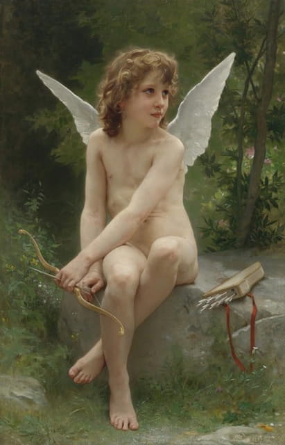 William-Adolphe Bouguereau - Amour À L’affût