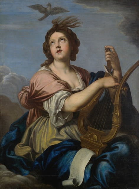 Bolognese School - Muse Playing Her Lyre
