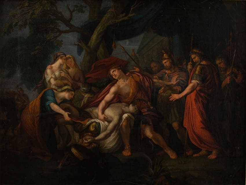 After Hamilton Gavin - Achilles Lamenting the Death of Patroclus